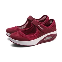 sneakers female flat soft comfortable fashion lightweight pumps shoes joker slip on super light casual vulcanize shoes woman red