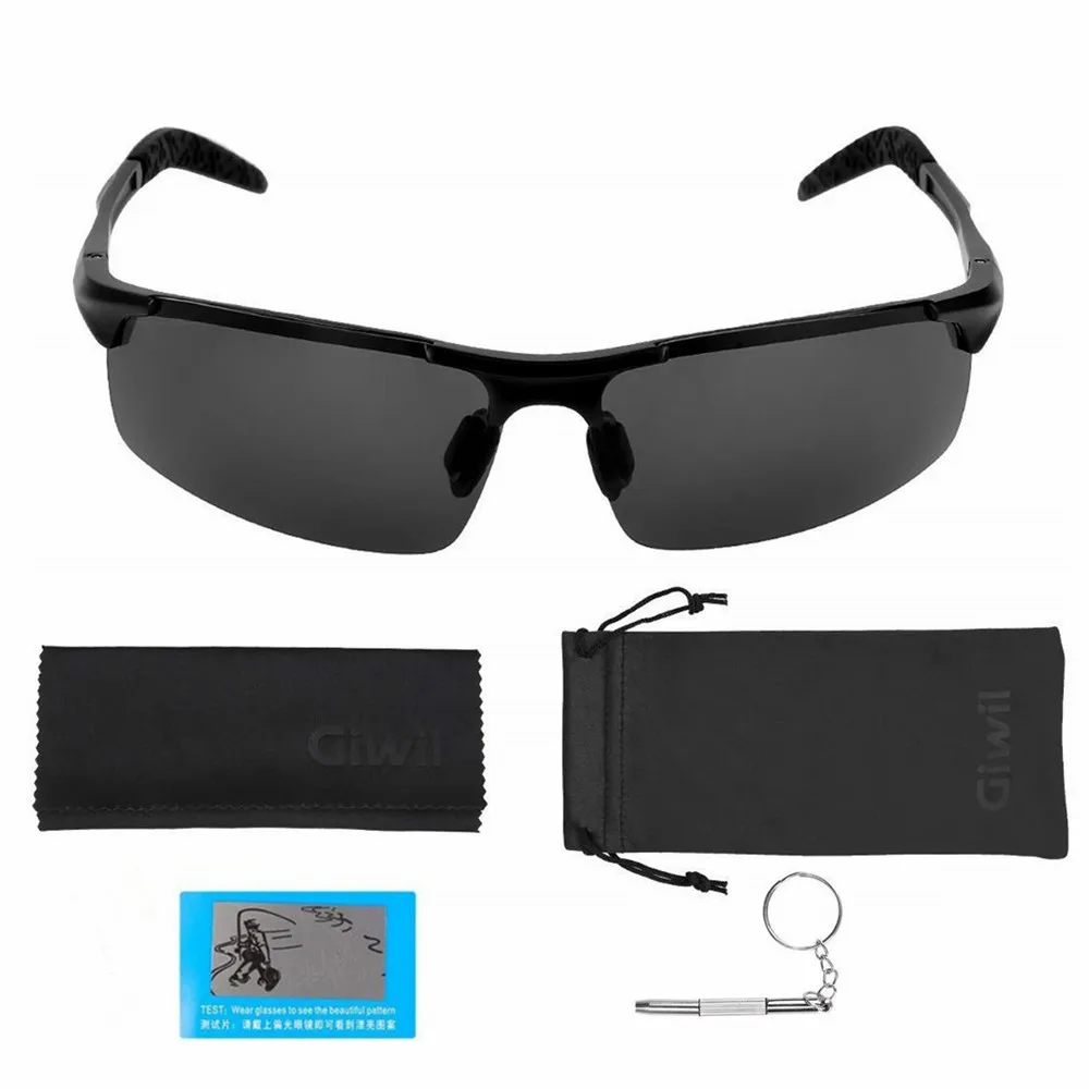 Мужские и женские спортивные очки Giwil поляризационные для вождения езды на