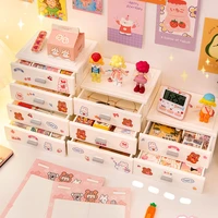 cosmetic storage box desktop stationery drawer organizer jewelry nail polish makeup container desktop sundries storage box
