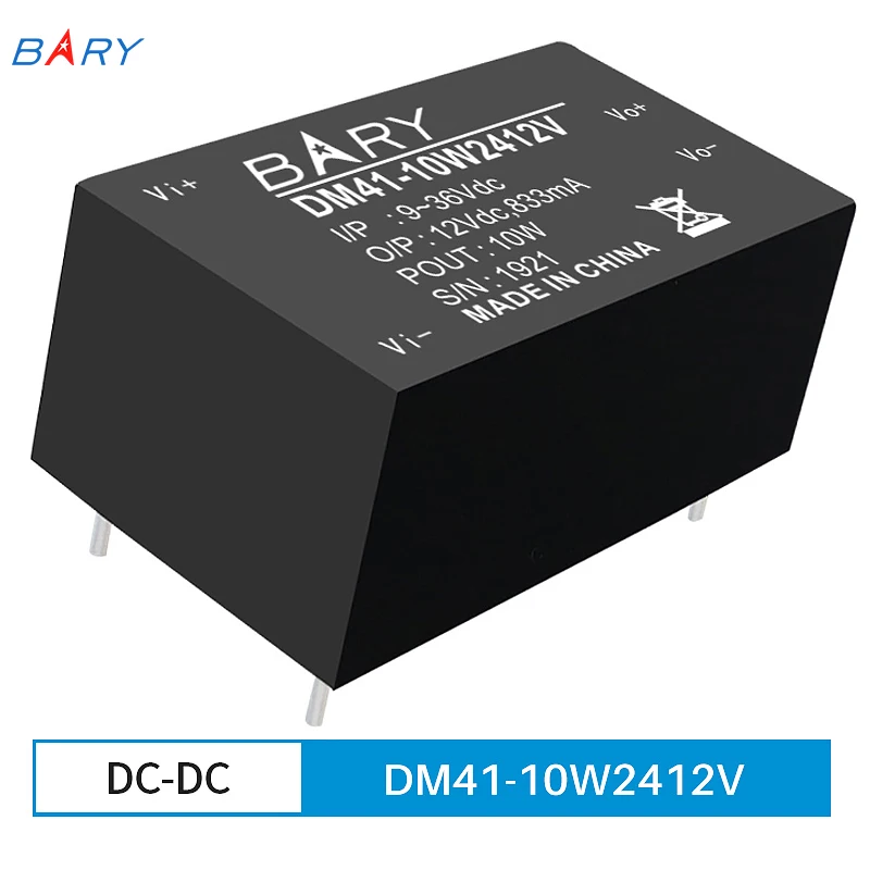 

DC-DC Isolated Buck Power Supply Module 10W Industrial Component DM41-10W2412V 12V Output Voltage 833mA for Smart Home Miniwatt