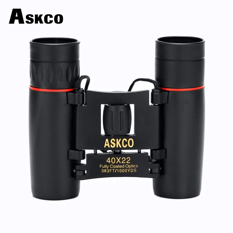 Basic version Askco 40X22 высокомощный Бинокль Профессиональный охотничий телескоп ночного видения без инфракрасного туризма на открытом воздухе Высокое качество видения - Цвет: Basic version