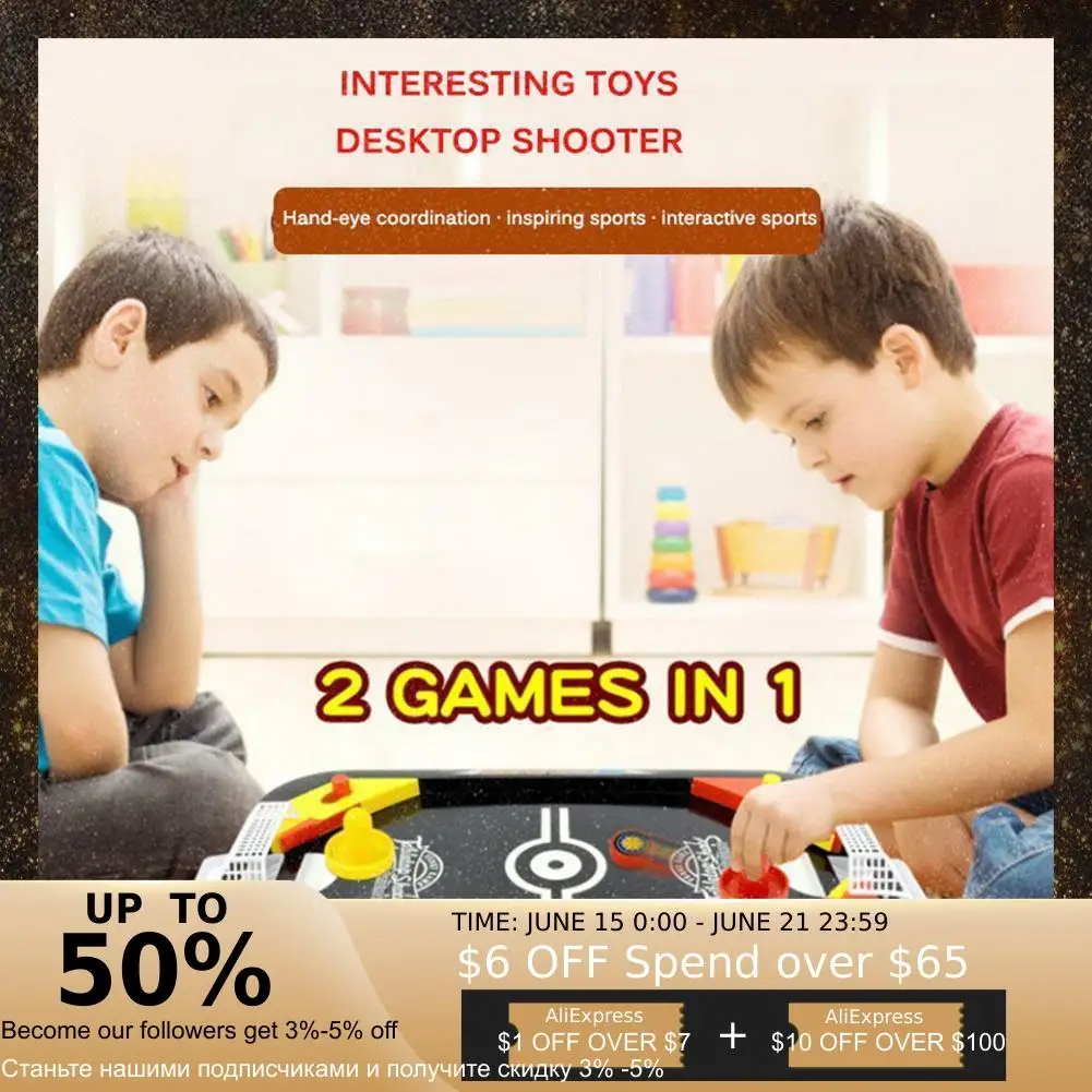 Новая мини головоломка для хоккея на воздухе Настольная игра игры в футбол