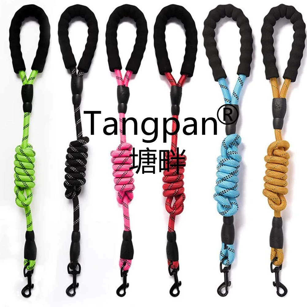

Tangpan® 5 ft Reflective Nylon EVA Padded Pet Outdoor Safety Dog Leashs