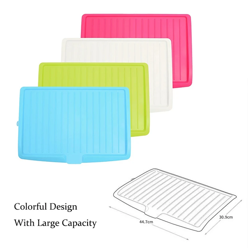 Стеллаж для слива кухонной пластиковой посуды лоток сушилка большая раковины