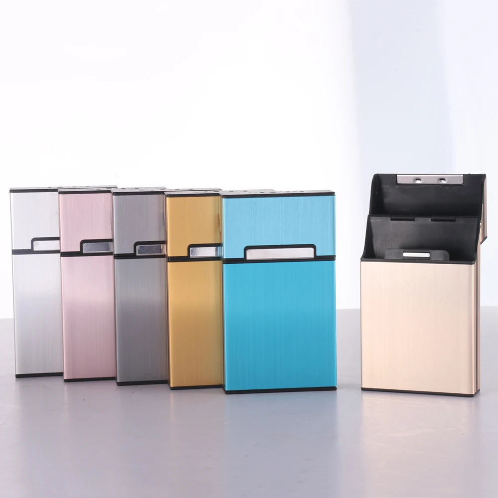 Новый ультратонкий Модный чехол для сигарет с креативными трубами тонкий