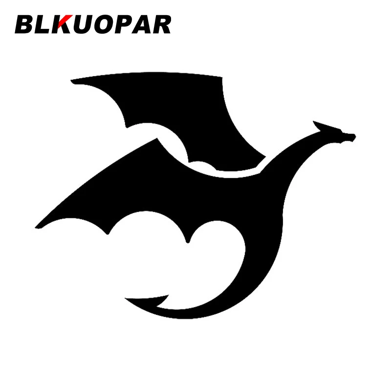 

Автомобильная наклейка с силуэтом дракона BLKUOPAR, индивидуальная наклейка с царапинами в виде окклюзия, креативное украшение для мотоцикла, ...