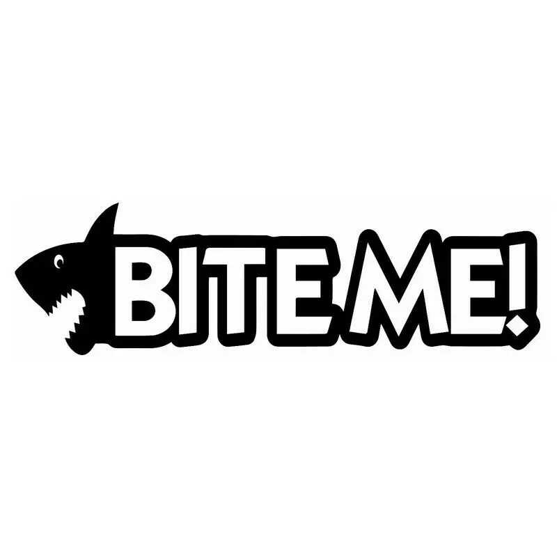 

15*4.4cm Bite Me Fashion Personality Creativity Vinyl Car Wrap Decor Decals Funny Car Sticker