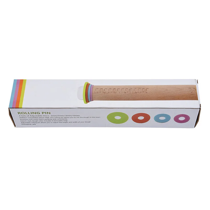 

1Pcs Length Adjustable Rolling Pin Stainless Steel Fondant Rolling Pin Cake Roller Dough Rolling Pin Bakeware Tools