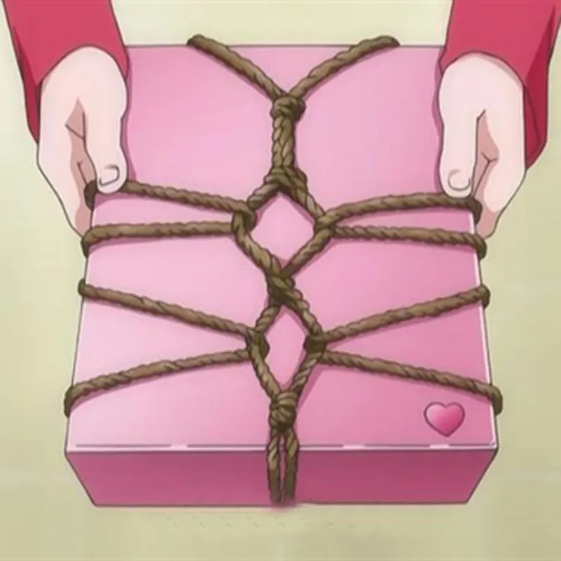 Черная японская мягкая привязанная связывающая веревка удерживающее устройство