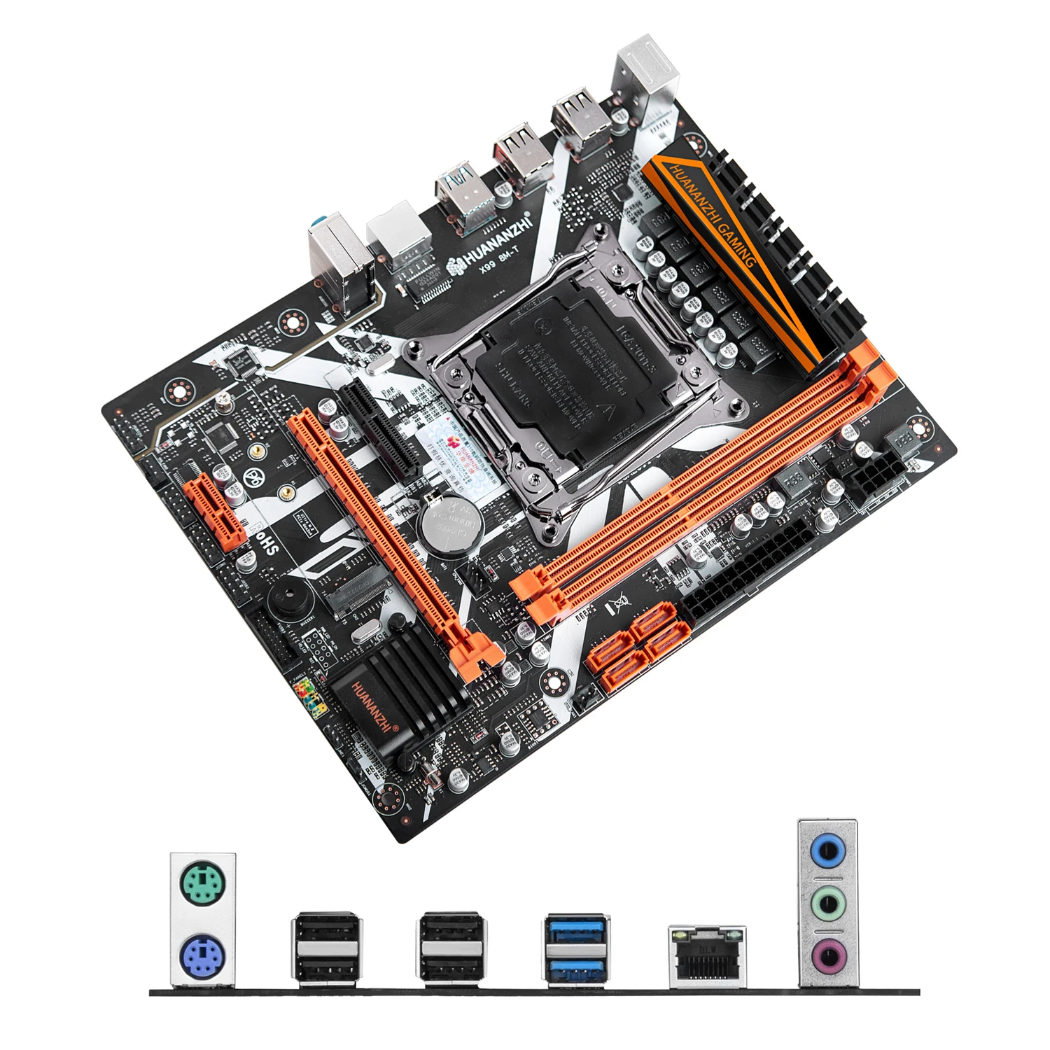 

HUANANZHI X99 8M T X99 Motherboard Intel XEON E5 X99 LGA2011-3 All Series DDR3 RECC NON-ECC memory NVME USB3.0 SATA