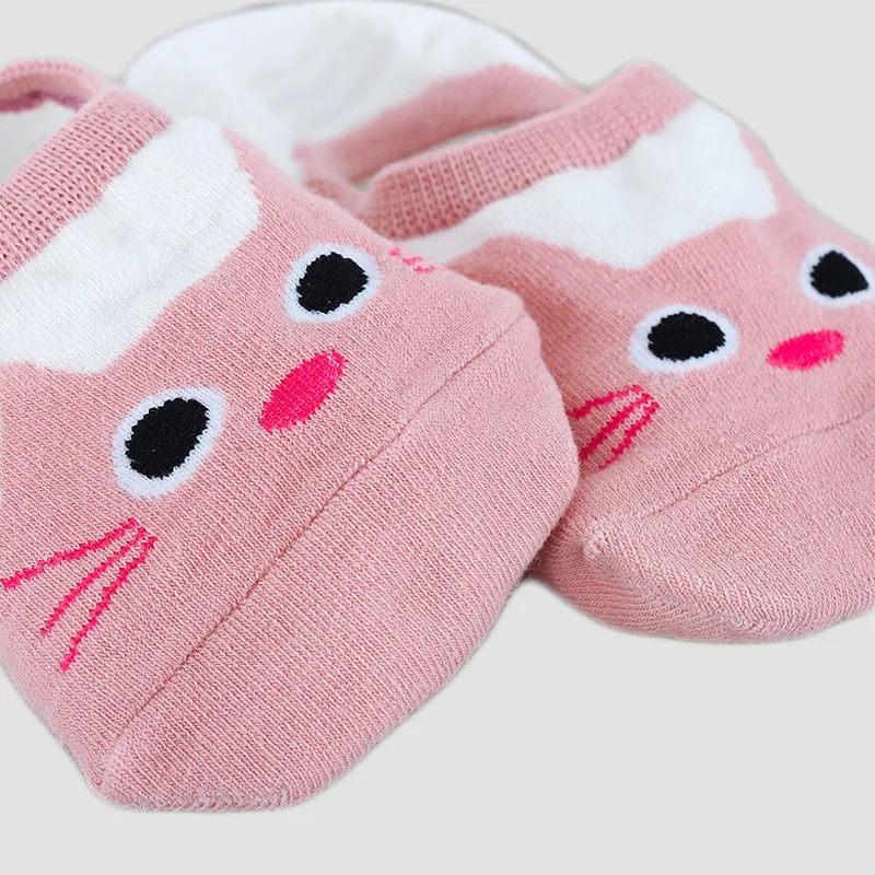 5 пар/лот в наличии женские тапочки летние милые с мультяшным рисунком носки до