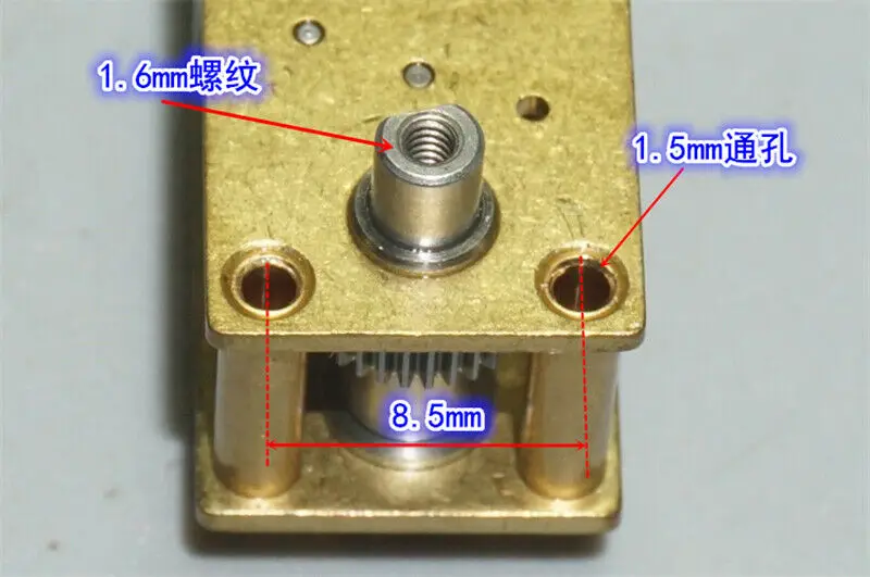 Micro N20 полностью металлический червь коробка передач редукторный двигатель DC 3V 450