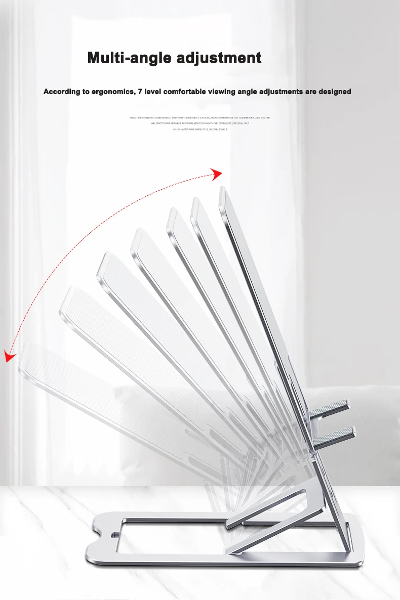 

Hot Selling Aluminum Tablet Stand Desk Mobile Phone Holder Stand Holder Flexible