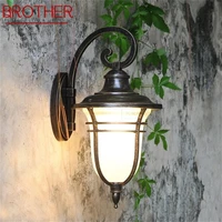 brother retro outdoor wall lights classical led sconces lamp waterproof decorative for home porch villa