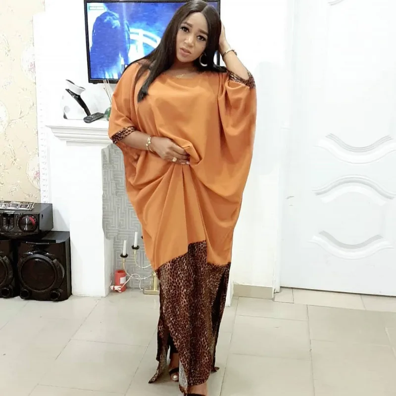 Style1Earthy yellow Африканские платья для женщин, традиционное Африканское платье Дашики, африканская одежда, летнее платье размера плюс, африканская одежда - Цвет: Style1Earthy yellow