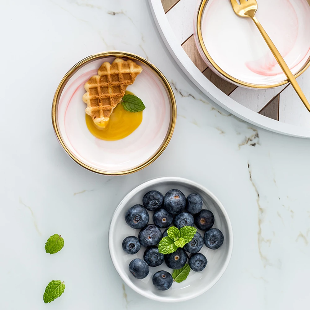 Маленькая керамическая в форме сердца Ювелирная Тарелка фарфоровая тарелка