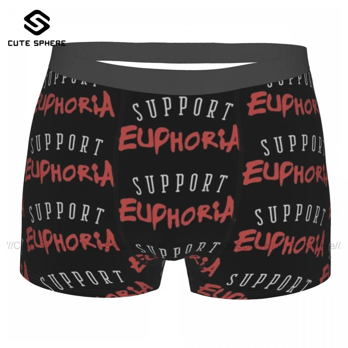 Euphoria Underwear Sublimation Trenky Polyester Trunk Printed Sexy Man Boxer Brief