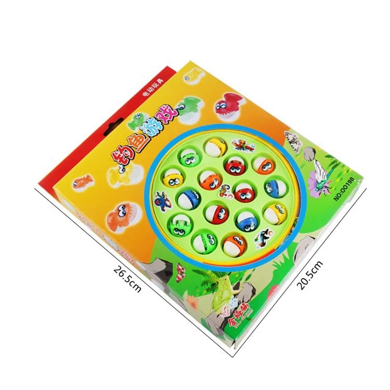 

Children's Fishing Toys Electric Fishing Games Children's Gifts netic Outdoor Sports Toys(Ran color of ears)
