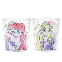 new 320 ml disney girls frozen crystal cup with handle double layer student cartoons cold water boys cars mouth cup