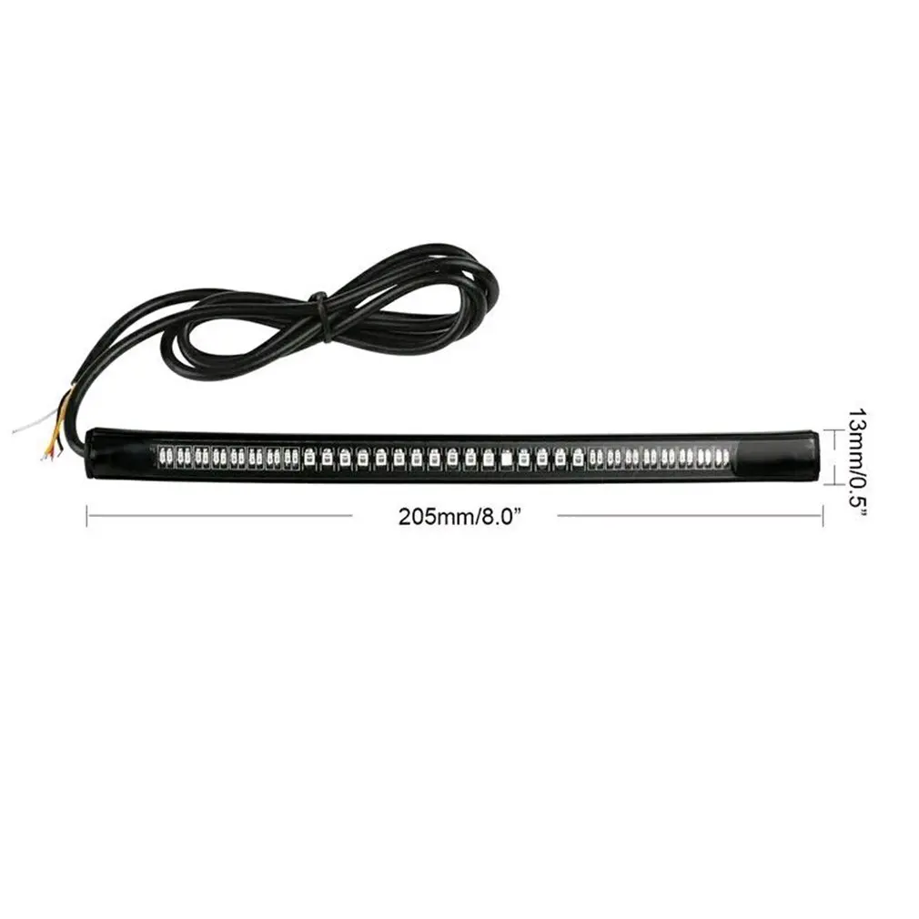 

Waterproof Super Bright Flexible Strip Light Decoration 48 LED Light Signal Light Universal For Auto Car Motorcycle Truck