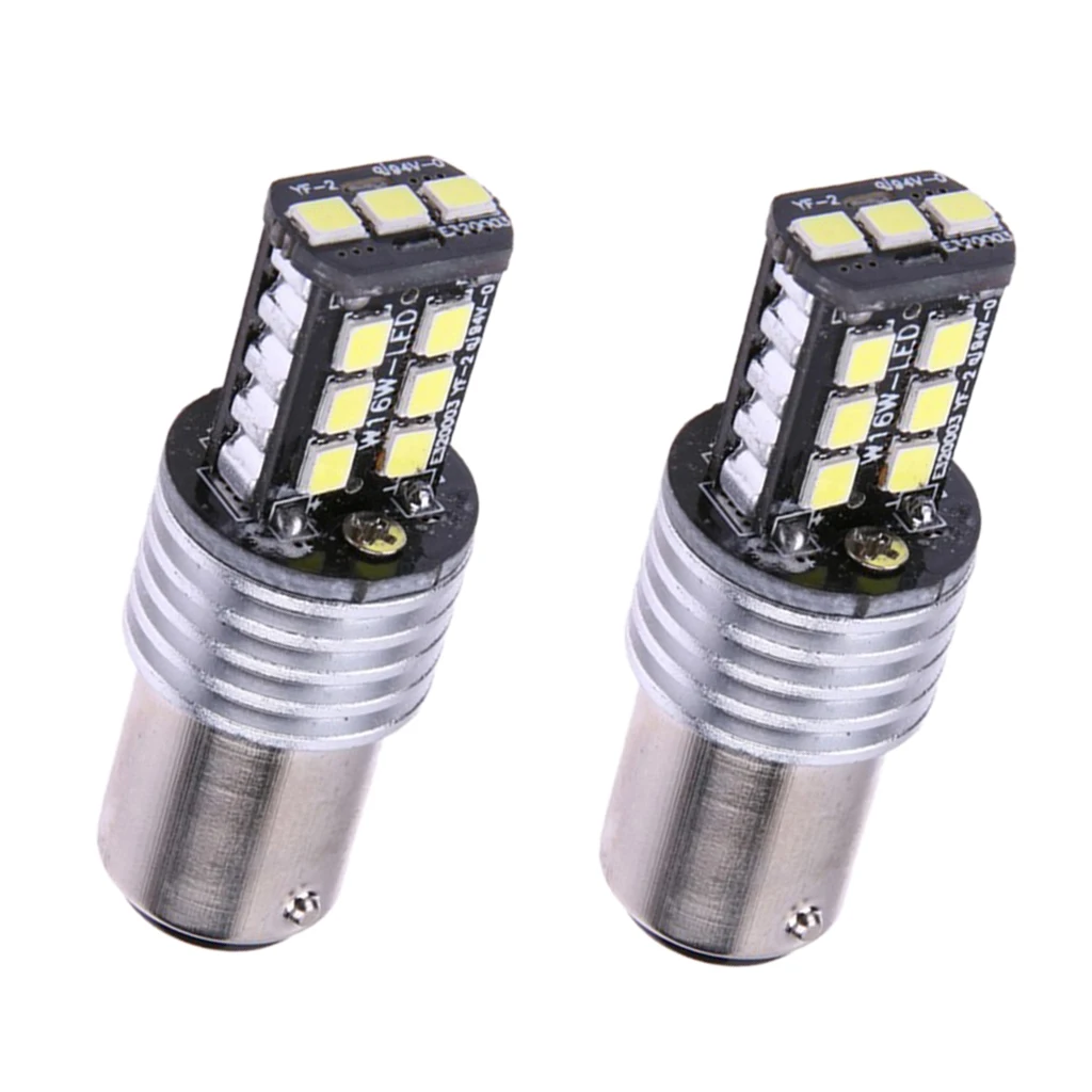 

Светодиодные лампы, 1 пара, 10 Вт, 15-SMD, белые, 7506, 1156 светодиодов