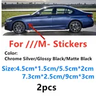 2 шт., наклейки для BMW M1 M2 M3 M5 M6 E92 E30 E34 E70 E87 E36 E60 E90 E46 E39 F10