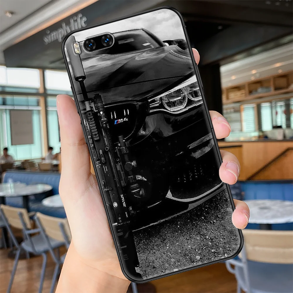 

BMW Sport Car Phone case For Xiaomi Mi Max Note 3 A2 A3 8 9 9T 10 Lite Pro Ultra black luxury cover pretty waterproof art