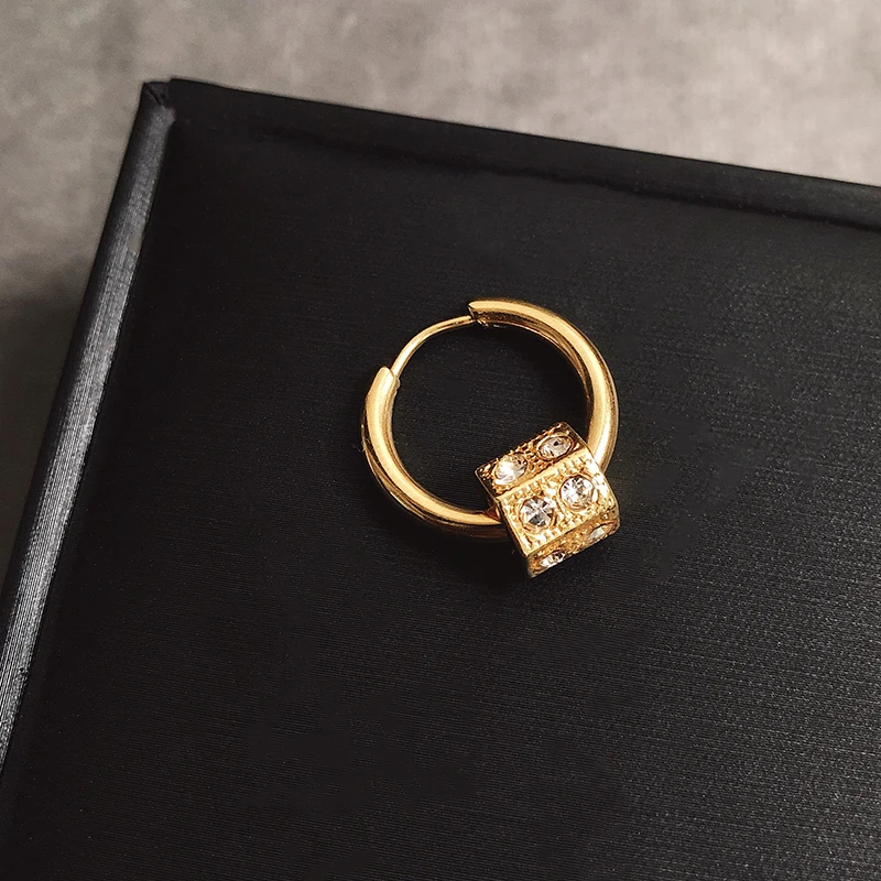 Kris с тем же абзацем серьги мужские хип-хоп ухо кольцо японский и корейский