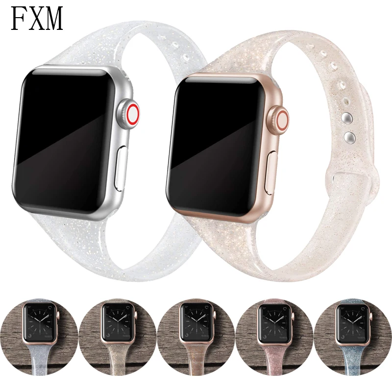 Ремешок для часов силиконовый Apple Watch 5/4/3/2/44/40 мм | Наручные часы