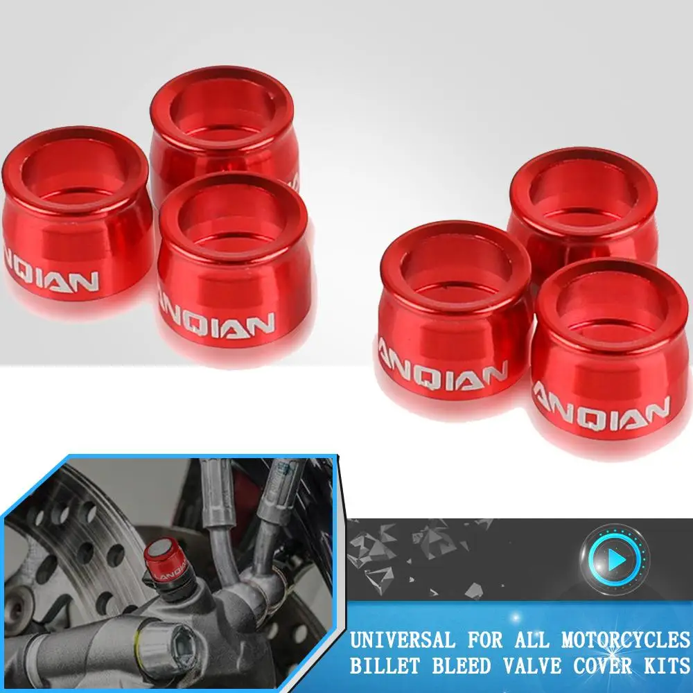 

For DUCATI XDIAVEL 1262 1262S 2016 2017 2018 2019 2020 Aluminum Motorcycle Accessories Universal Billet Bleed Valve Cover Kit