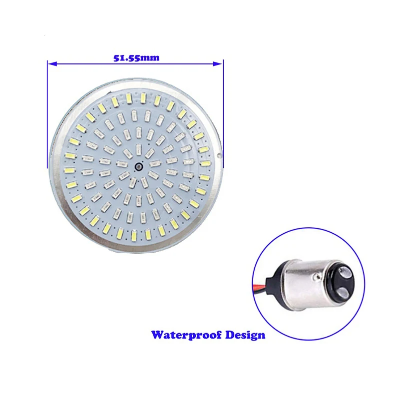 Аксессуары для мотоциклов указатель поворота светильник 1156 1157 светодиодный