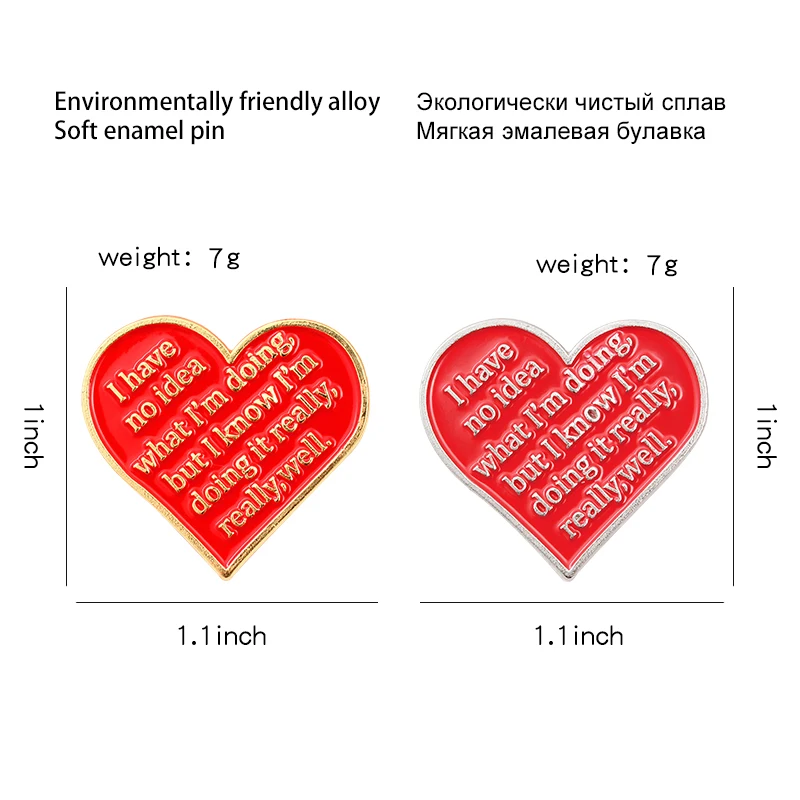 Эмалированная булавка Zero idea но я действительно хорошо делаю это значок со