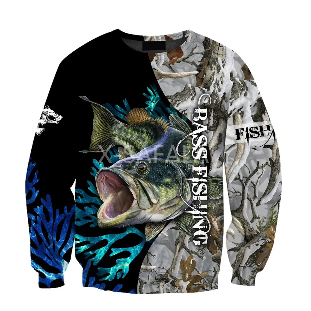 

Bass Classic Fishing Camo 3DPrint Plus Size Hoodie Man Women Harajuku Outwear Zipper Pullover Sweatshirt Casual Unisex Jacket