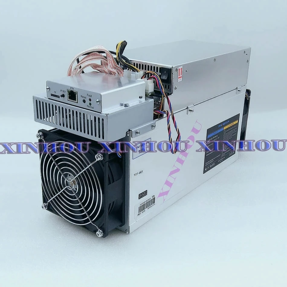 Б/у машина для майнинга Innosilicon T2T 30T sha256 asic miner T2 Turbo 30Th/s bitcoin BTC с блоком питания
