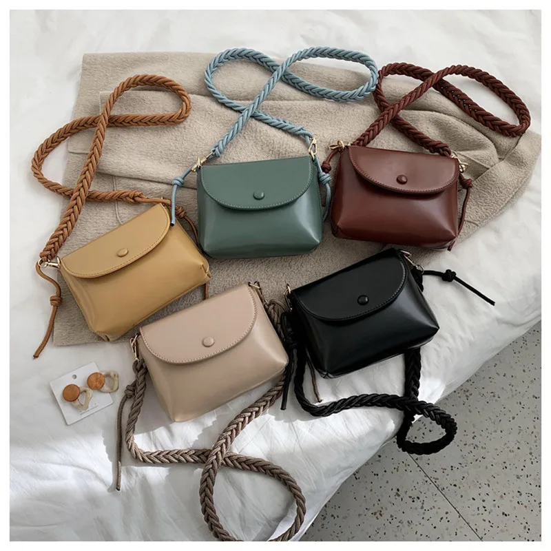Casual Retro Women Shoulder Bags Designer Brand Chic Strap Female Handbags Luxury Pu Leather Crossbody Messenger Bag Large Purse | Багаж и