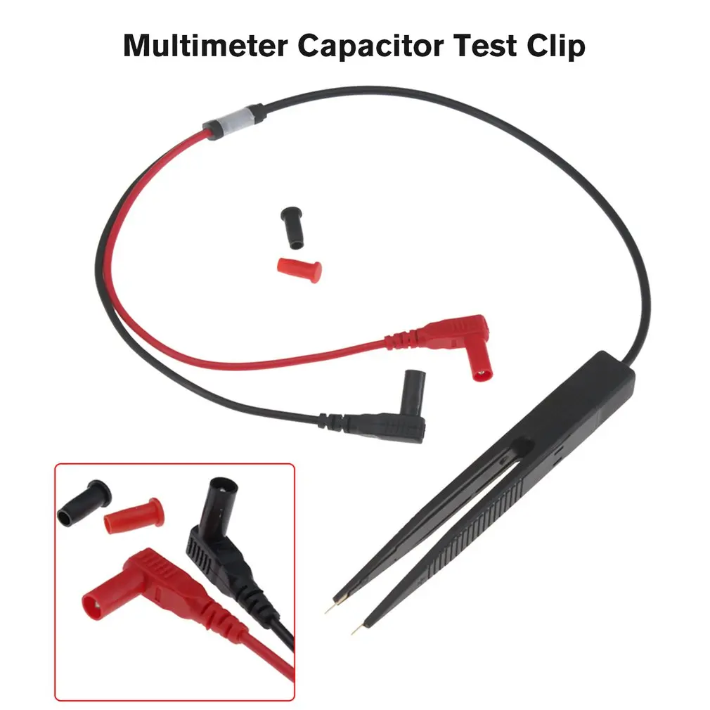 

SMD Inductor Clip Meter Probe Tweezers LCR pen For Resistor Multimeter Capacitor Clip Multimeter Probe