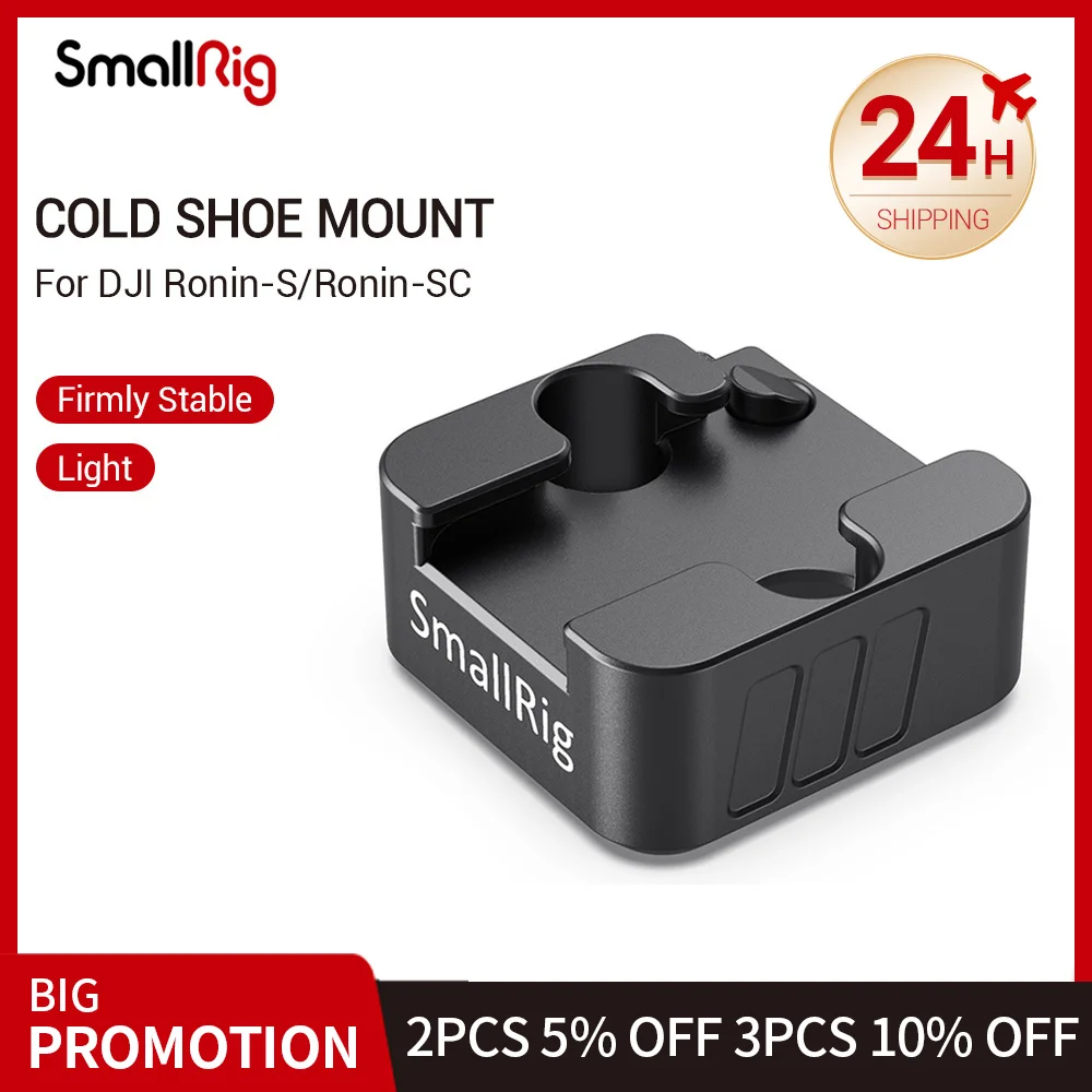 

SmallRig Ronin SC Cold Shoe Mount for DJI Ronin-S & Ronin-SC Ronin S Gimbal With with Safety Release Button for DIY Options 2711