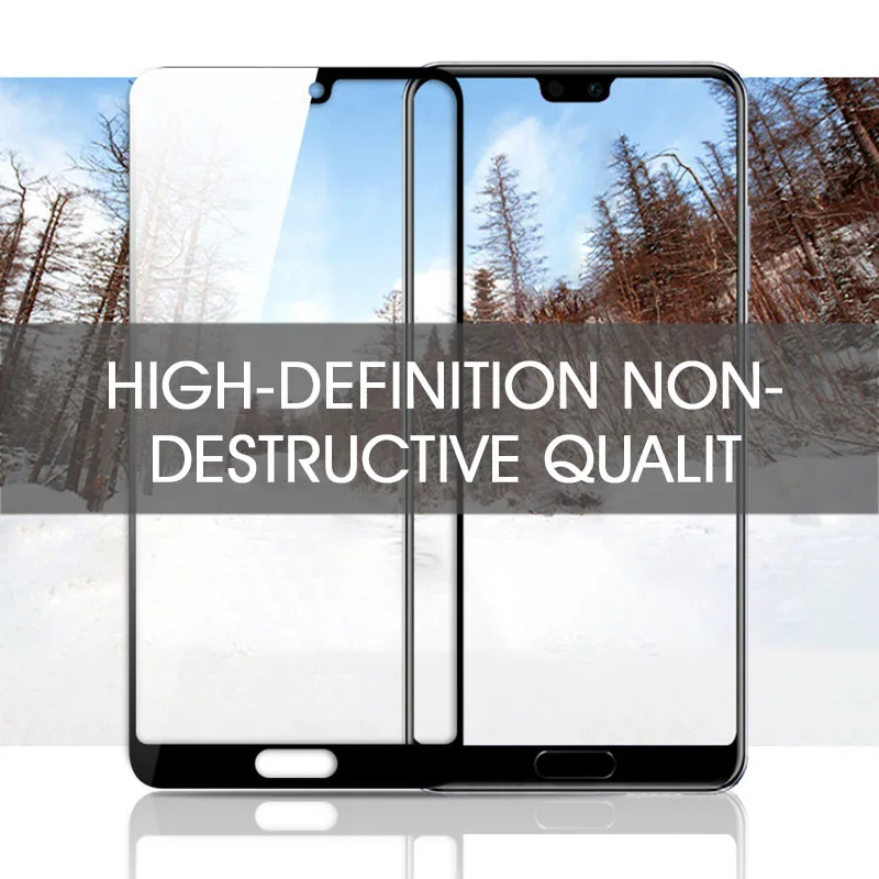 

900D Tempered Full Cover Protective Glass on For Huawei P30 P20 Lite Pro Screen Protector Film For Honor 9 10 Lite Honor 8x 9x