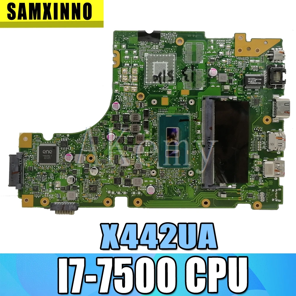 

Akemy For Asus X442 X442U X442UA X442UR X442UQ X442UQK X442UQR Laotop Mainboard X442UA Motherboard with I7-7500 CPU