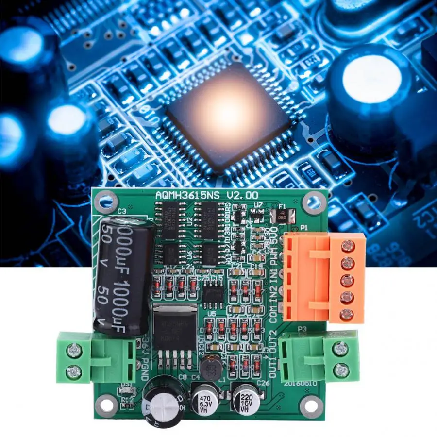 Плата привода шагового двигателя постоянного тока большой мощности 12/24/36 в H Мост