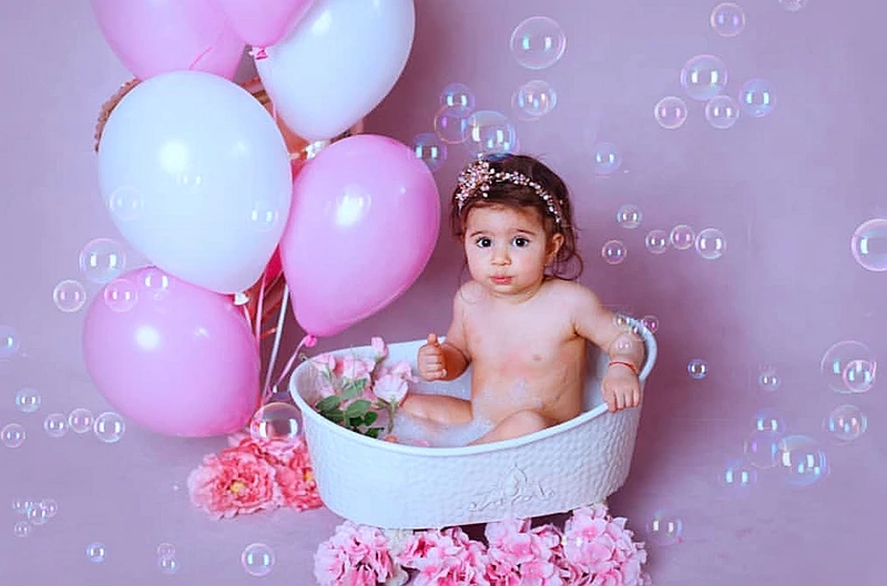 multifunction can fill with water iron shower bathtub newborn Photography Props shooting baby bathtub cotton lovely  prop