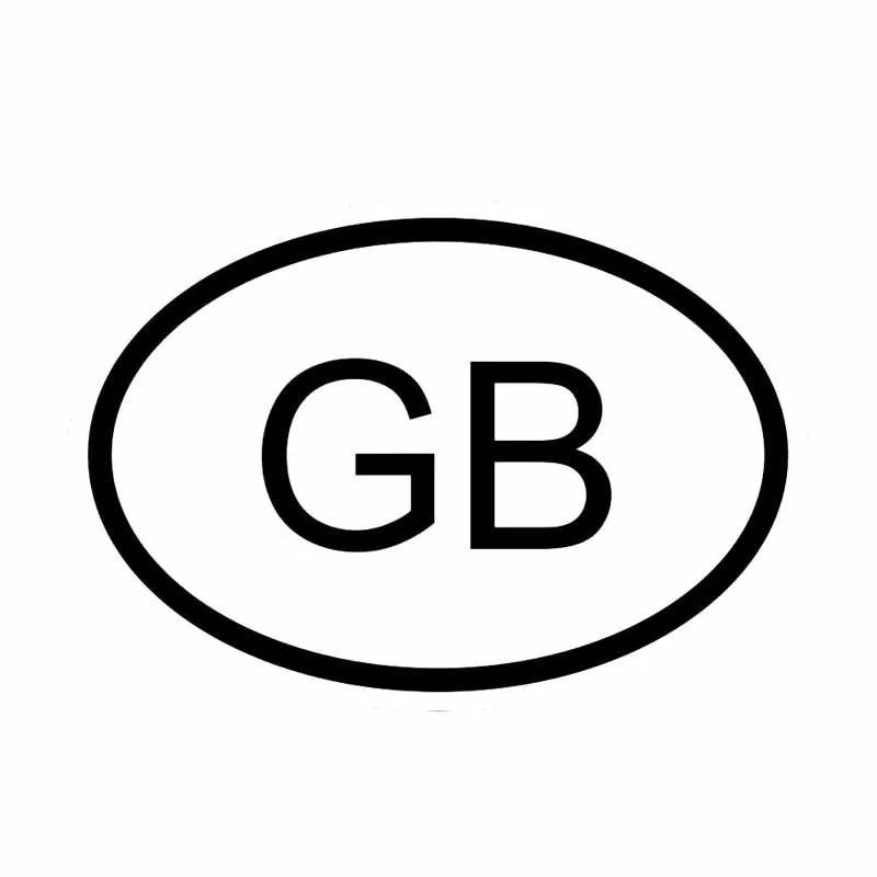 

Interesting GB GREAT BRITAIN COUNTRY CODE OVAL Car Sticker Covering The Body Vinyl Decals Motorcycle Accessories Pvc 13cm X 9cm