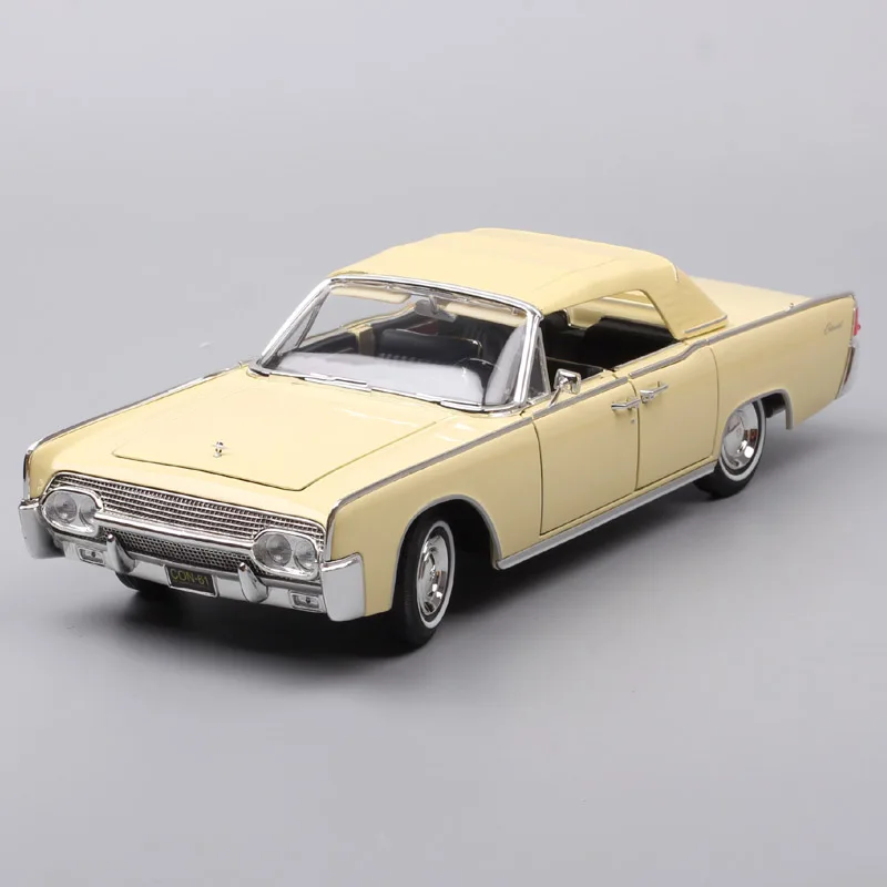Классические большие весы автомобильные 1:18 марки 1961 LINCOLN CONTINENTAL металлические