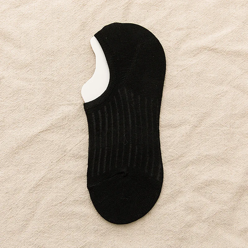 

3 style Men's sock slippers cotton Non-slip Silicone Invisible No show Boat Socks Summer autumn Fashion Male