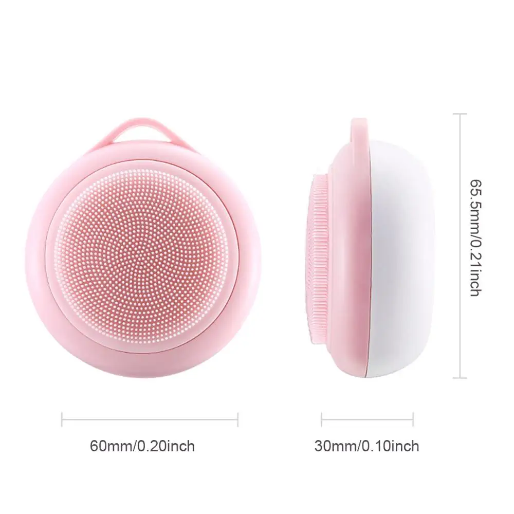 

Women Beauty Tool Portable Vibrating Facial Cleansing Brush Battery Powered for Face Cleaning and Massaging Face Skin Care Tool