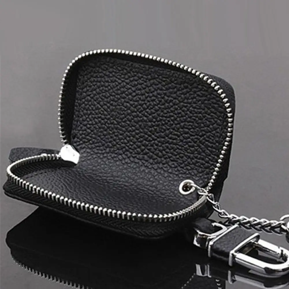 

Car Key Wallet Key Holder Organizer Keychain Zipper Key Case Bag Pouch Purse