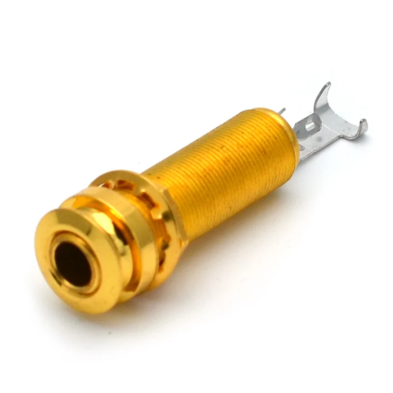 50 шт. оптовая продажа цилиндр для гитары Endpin Jack никель с ремешком