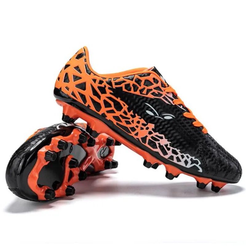 

Мужские футбольные бутсы взрослые детские TF/FG высокие футбольные бутсы шипы трава тренировочная спортивная обувь трендовые мужские кроссо...