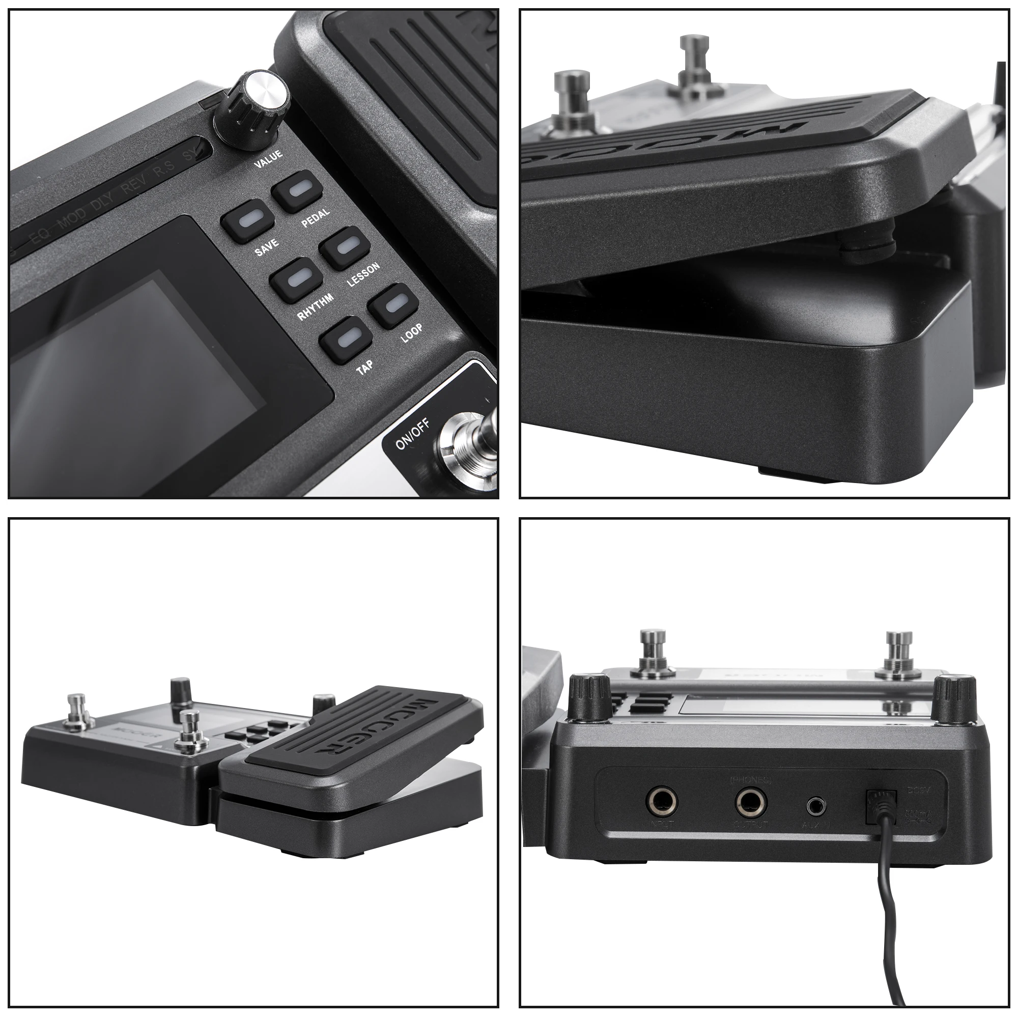 

MOOER GE100 Guitar Pedal Multi-effects Processor Effect Pedal with Loop Recording Max Time 180s 8 effect modules 40 Drum rhythms