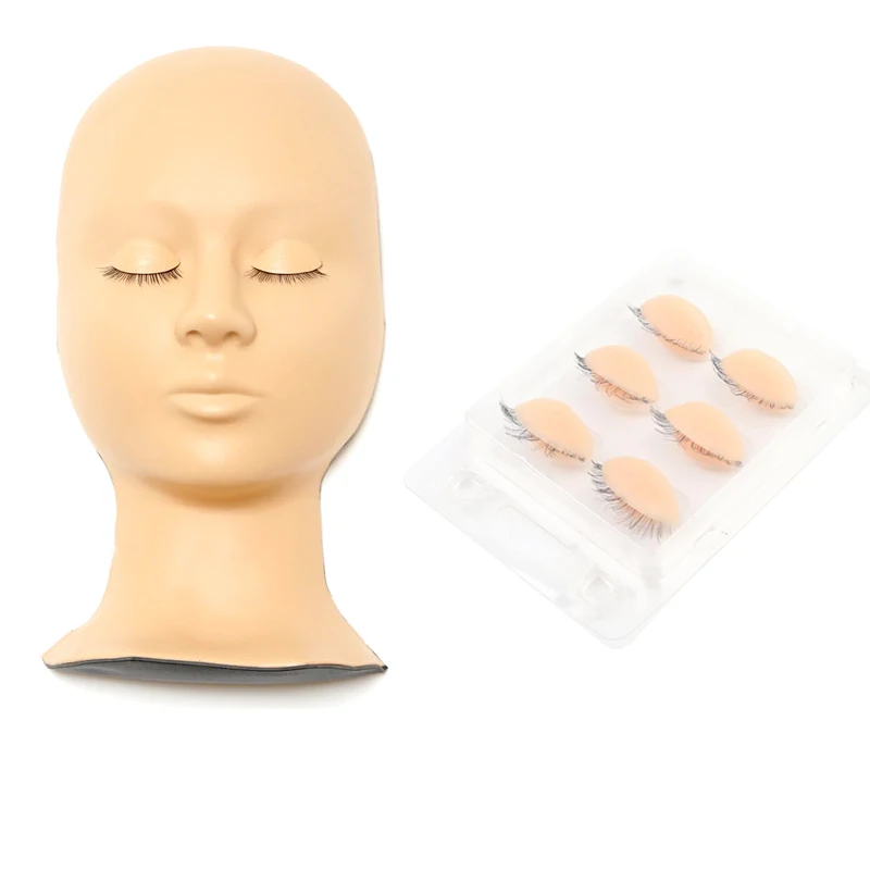 Новинка макияж для глаз и лица тренировочная голова манекена со съемными глазами